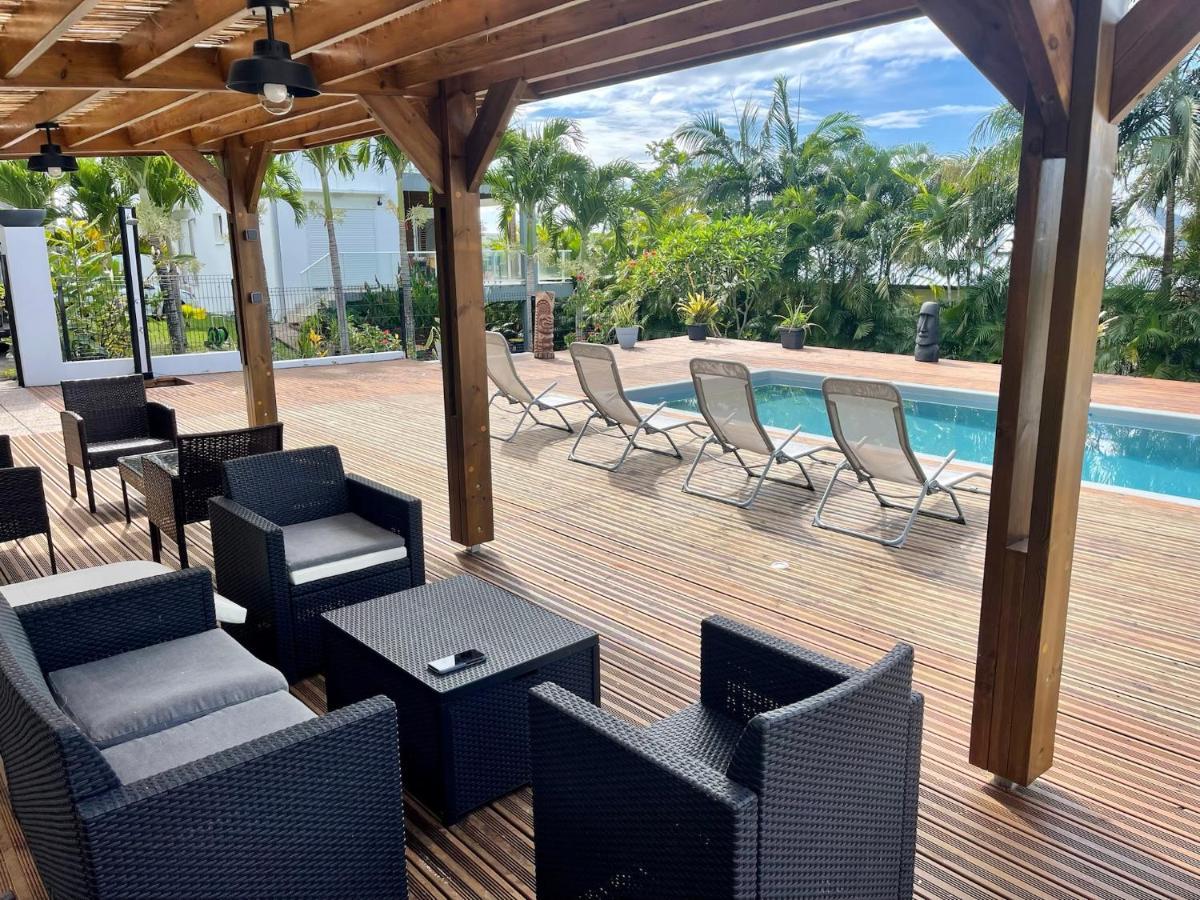 Grande Villa Au Calme - Vue Exceptionnelle - Climatisation - Piscine Sel Chauffee - Jardin Tropical Vincendo Экстерьер фото