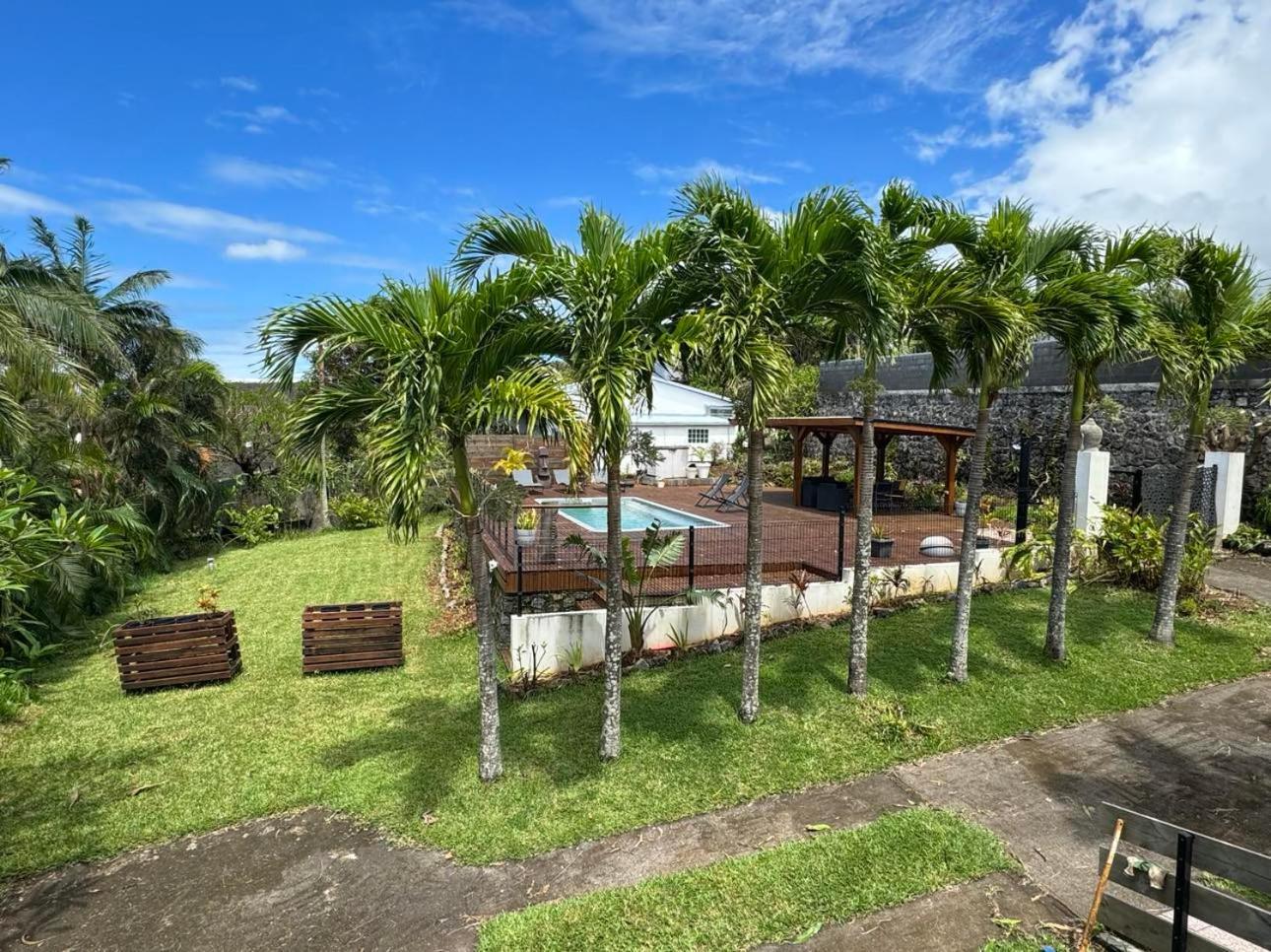 Grande Villa Au Calme - Vue Exceptionnelle - Climatisation - Piscine Sel Chauffee - Jardin Tropical Vincendo Экстерьер фото