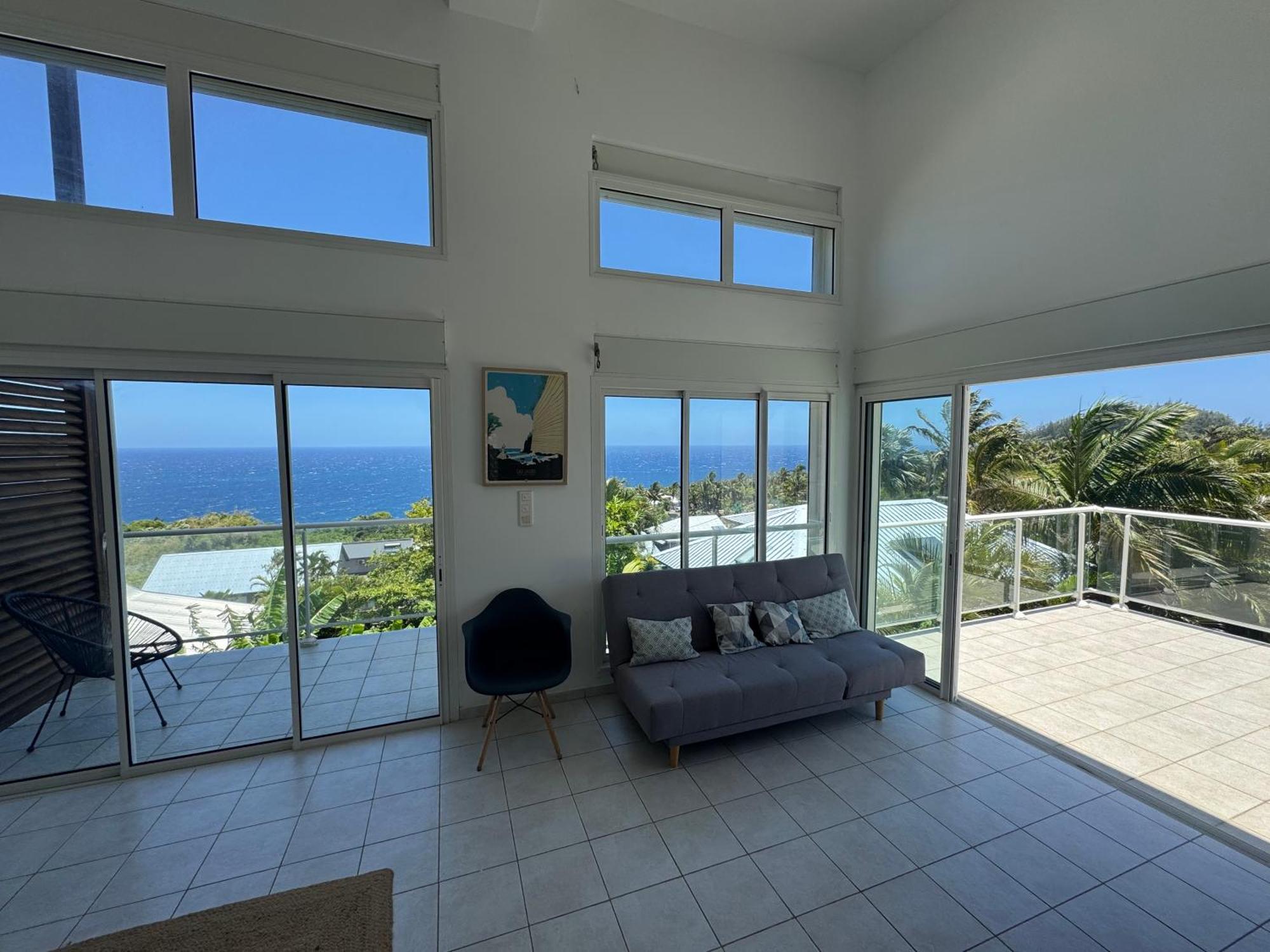 Grande Villa Au Calme - Vue Exceptionnelle - Climatisation - Piscine Sel Chauffee - Jardin Tropical Vincendo Экстерьер фото